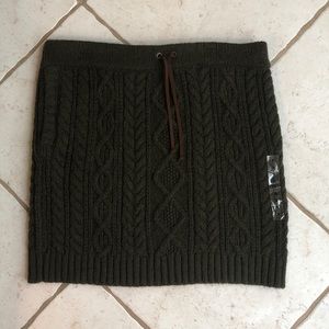Polo Ralph Lauren Green Loden Knitted Skirt